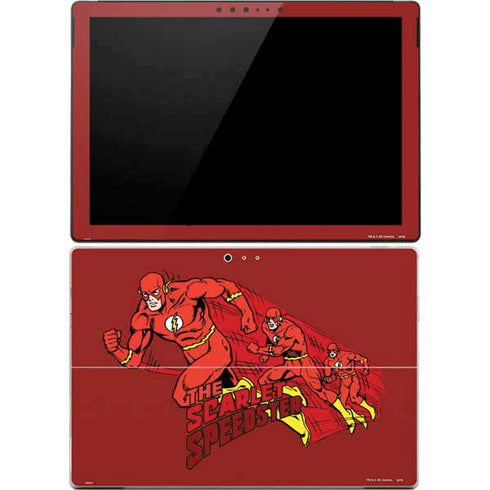 DC Comics The Flash Classic Art in Sequence Running pose Surface Pro 4 Skin